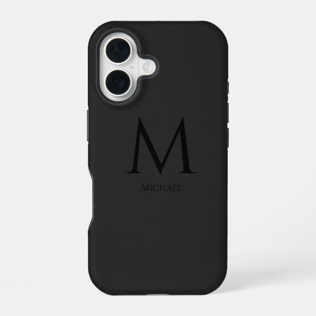 16 Funda para iPhone Case-Mate con Monograma Simple M (Reverso )