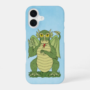 16 Funda para iPhone Case-Mate Cute Green Dragon