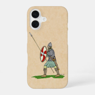16 Funda para iPhone Case-Mate de guerrero sajón/ingl