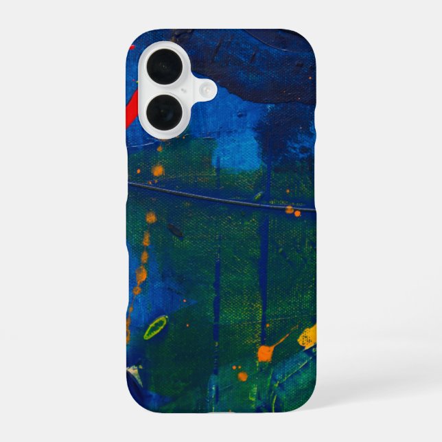 16 Funda para iPhone Case-Mate de pintura abstracta (Reverso )