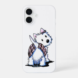 16 Funda para iPhone Case-Mate Westie Vestida Para Ki