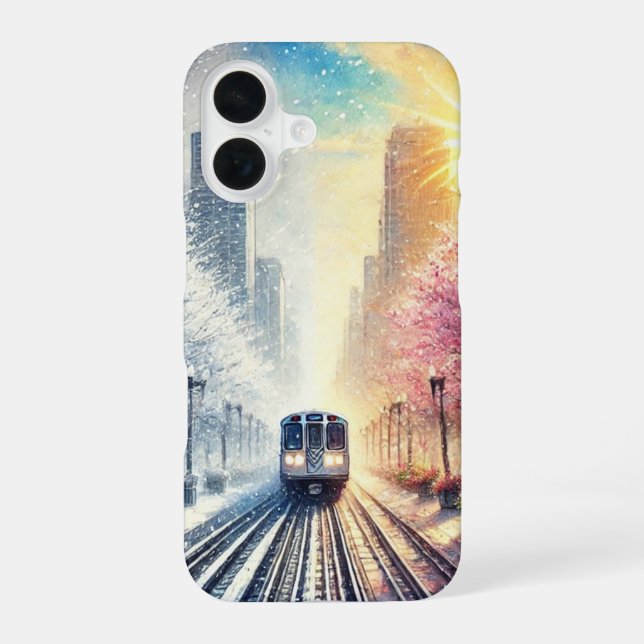 16 Funda para iPhone Chicago Seasons (Reverso )