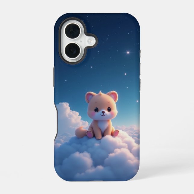 16 Funda para iPhone Cloud Puppy Noche Estrellada (Reverso )