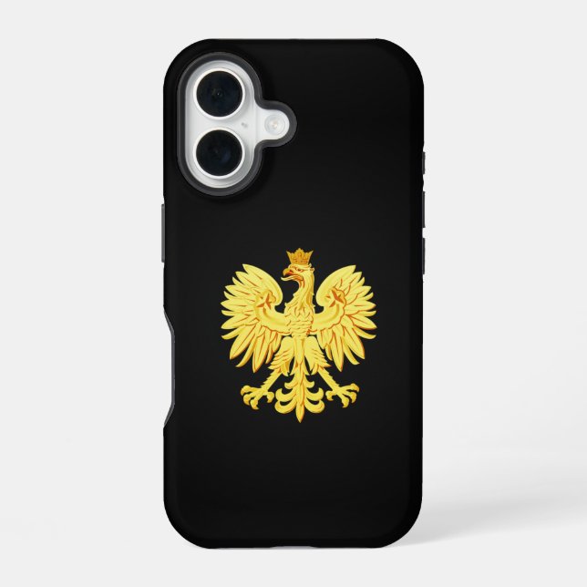 16 Funda para iPhone con águila polaca (Reverso )