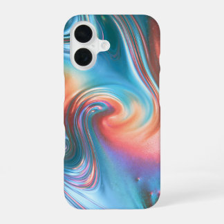 16 Funda para iPhone con nombre Pastel Iridescente Ho