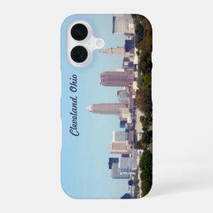 16 Funda para iPhone con paisaje urbano de Cleveland,
