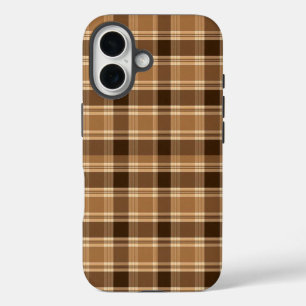 16 Funda para iPhone con patrón de cuadros escoceses 