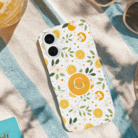 Funda para iPhone con patrón de limón de verano Mo