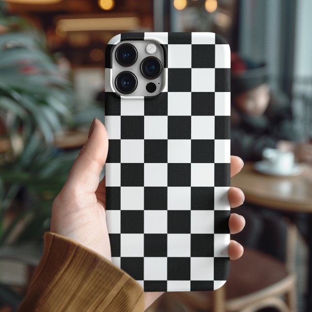 16 Funda para iPhone con patrón de tablero de ajedrez (Subido por el creador)
