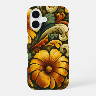 16 Funda para iPhone con patrón floral colorido