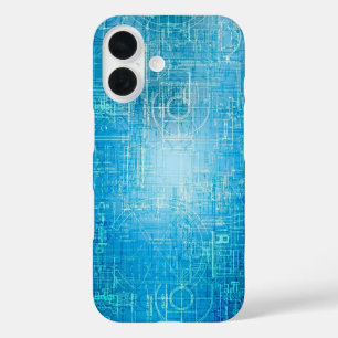 16 Funda para iPhone con Plano Retro Vibrante