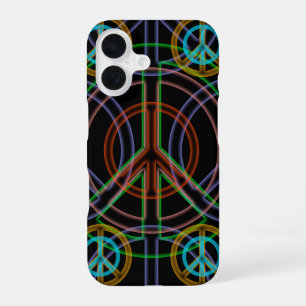 16 Funda para iPhone con signo de paz