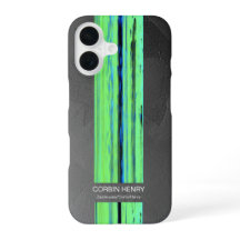 Funda para iPhone con textura abstracta y nombre m