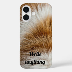 16 Funda para iPhone con textura de pelaje suave jeng