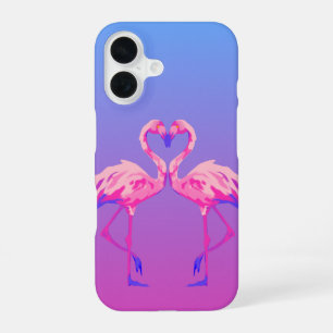 16 Funda para iPhone Corazón de Flamenco Rosa