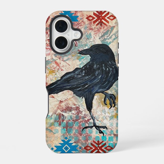 16 Funda para iPhone Crow Raven (Reverso )