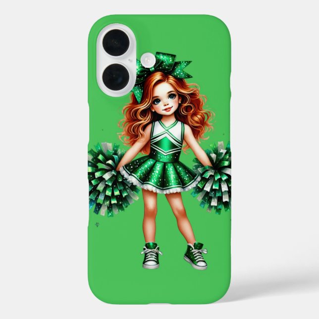 16 Funda para iPhone de animadora (Reverso )