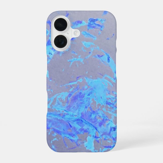 16 Funda para iphone de arte de salpicaduras de pintu (Reverso )