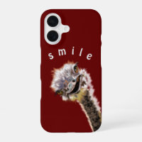 Funda para iPhone de avestruz divertida
