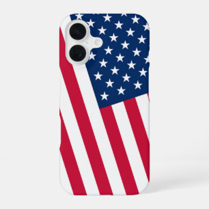 16 Funda para iPhone de bandera americana patriótica