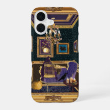 Funda para iPhone de Boudoir Barroco Lujoso con Te