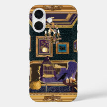 Funda para iPhone de Boudoir Barroco Lujoso con Te