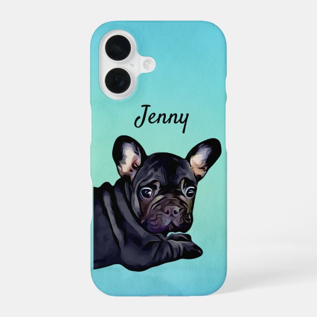 16 Funda para iPhone de Bulldog Francés  (Reverso )
