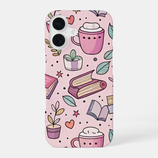 16 Funda para iPhone de Café para Lectores de Libros  (Reverso )