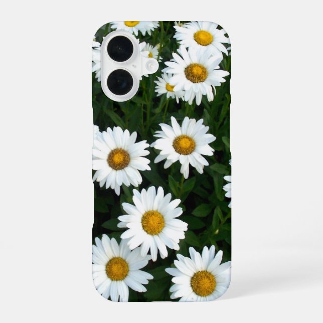 16 Funda para iPhone de Campo de Margaritas (Reverso )