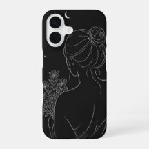 Funda para iPhone de Chica Estética – Arte de Líne