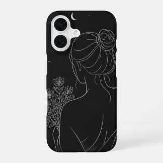 16 Funda para iPhone de Chica Estética – Arte de Líne