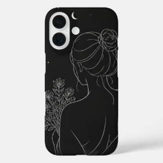 16 Funda para iPhone de Chica Estética – Arte de Líne