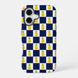 16 Funda para iPhone de cuadros de piña
