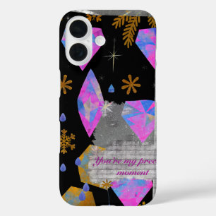16 Funda para iPhone de diamante Momento Precioso