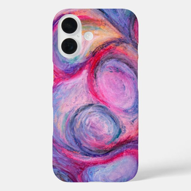 16 Funda para Iphone de diseño abstracto (Reverso )