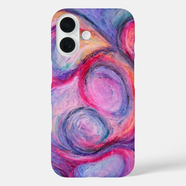 16 Funda para Iphone de diseño abstracto (Reverso )