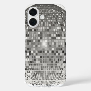 16 Funda para iPhone de espejo de bola de discoteca d
