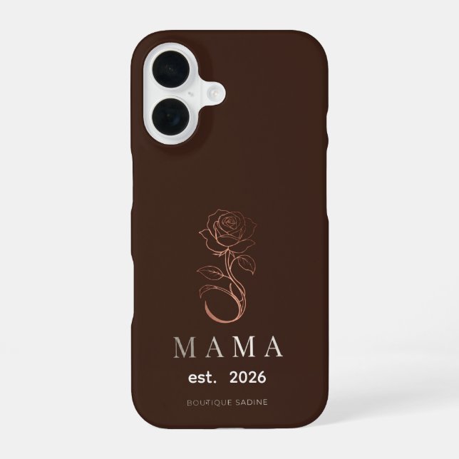16 Funda para iPhone de Espresso Rico MAMA Rosa Perso (Reverso )