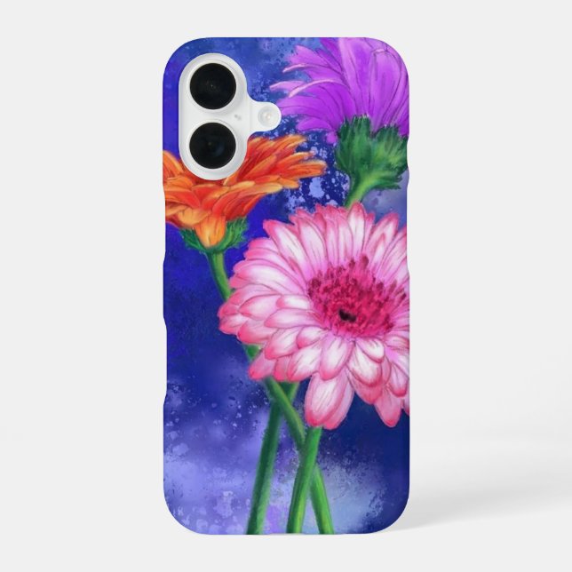 16 Funda para iPhone de Gerbera Daisies (Reverso )