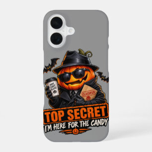 16 Funda para iPhone de Halloween de Calabaza Agente 