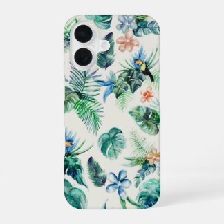 16 Funda para iPhone de impresión tropical de Hawái