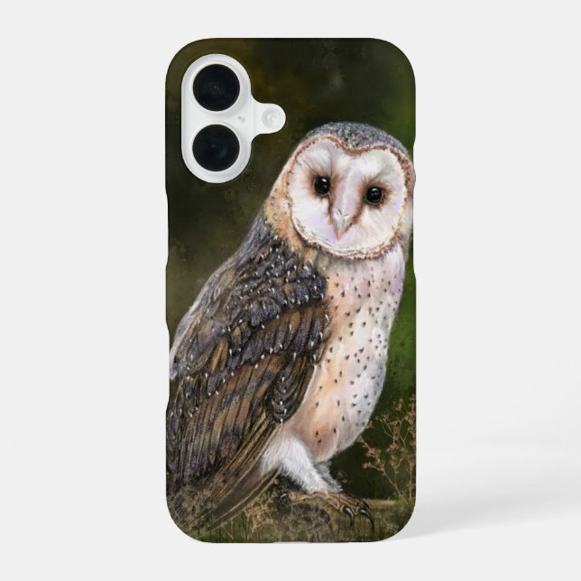 16 Funda para iPhone de Lechuza Común (Reverso )