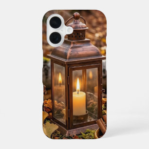 16 Funda para iPhone de Linterna de Vela Otoño Acoged
