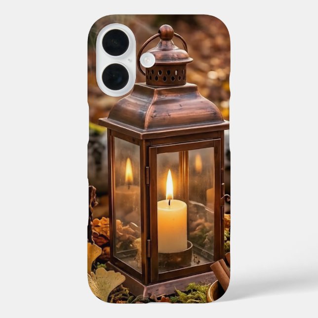 16 Funda para iPhone de Linterna de Vela Otoño Acoged (Reverso )