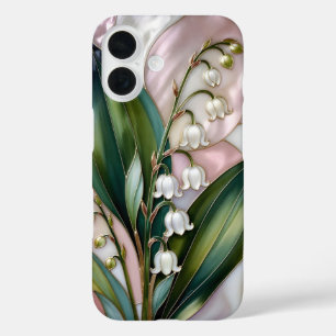16 Funda para iPhone de lirio de los valles estilo vi