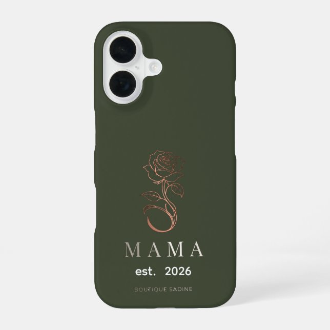 16 Funda para iPhone de MAMA Rosa personalizada de ol (Reverso )