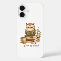 Funda para iphone de Nacida para Leer Búho Lindo A