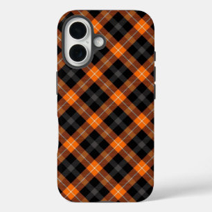 16 Funda para iPhone de naranja estética y cuadros ne