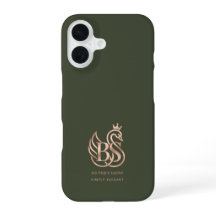 Funda para iPhone de olivo minimalista El Cisne El