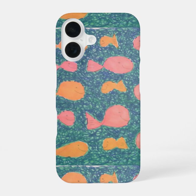 16 Funda para iPhone de Peces Tropicales (Reverso )